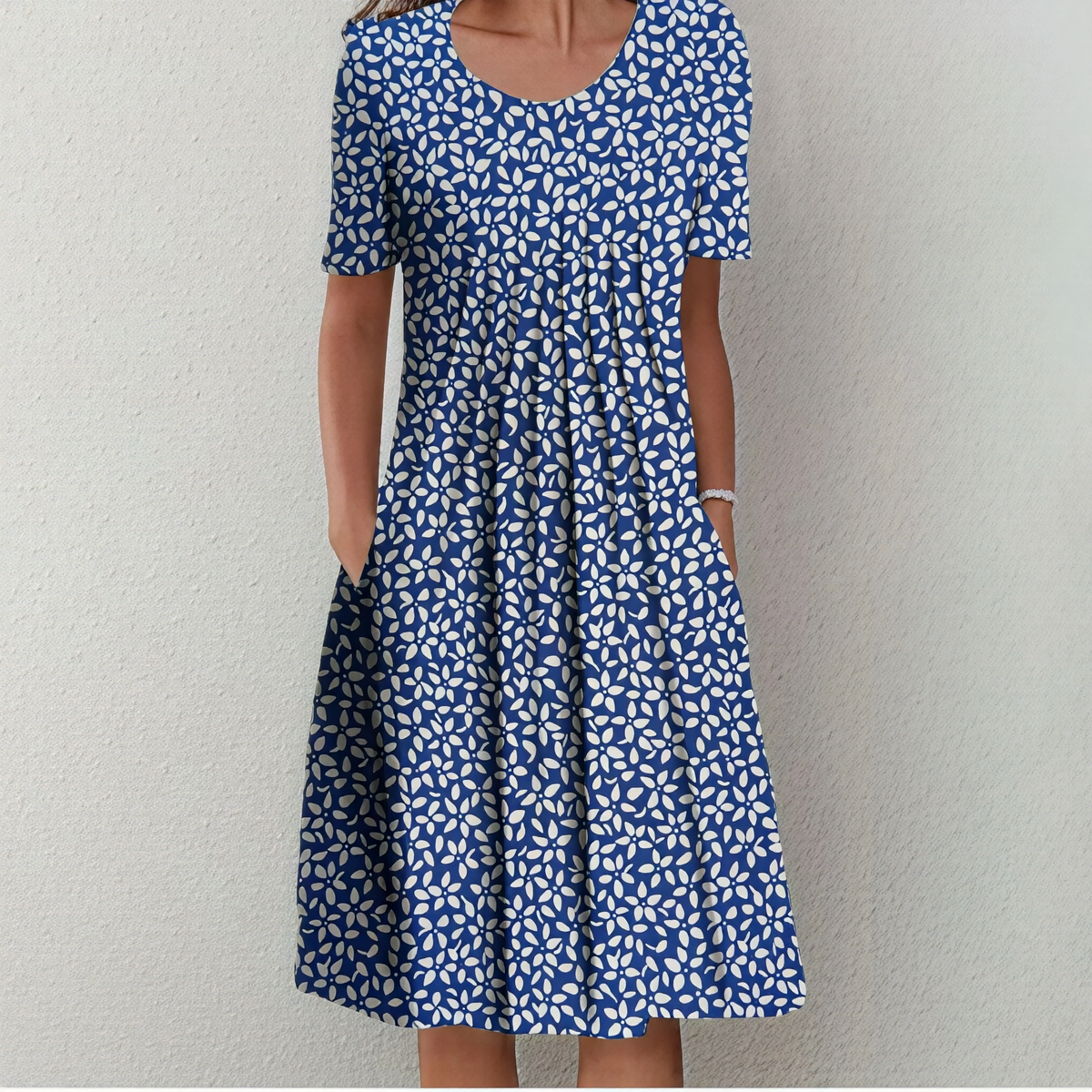 Emma - Gemustertes Damen Sommerkleid