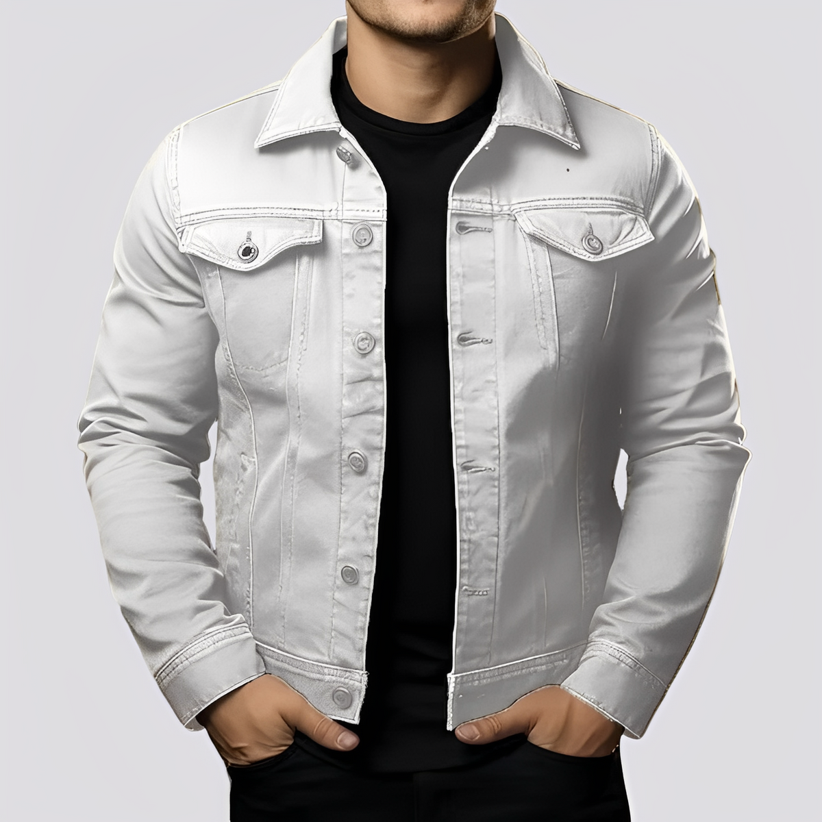 Maxwell - Klassische Herrenjacke aus strapazierfähigem Stoff