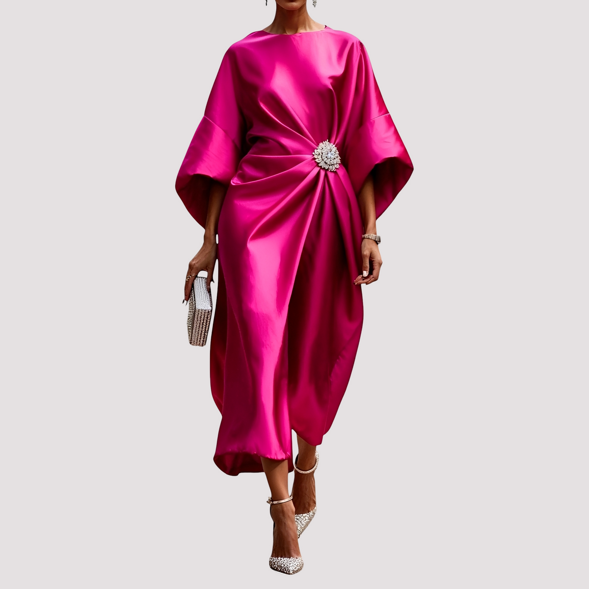 Kay - Elegantes Wickel-Midikleid