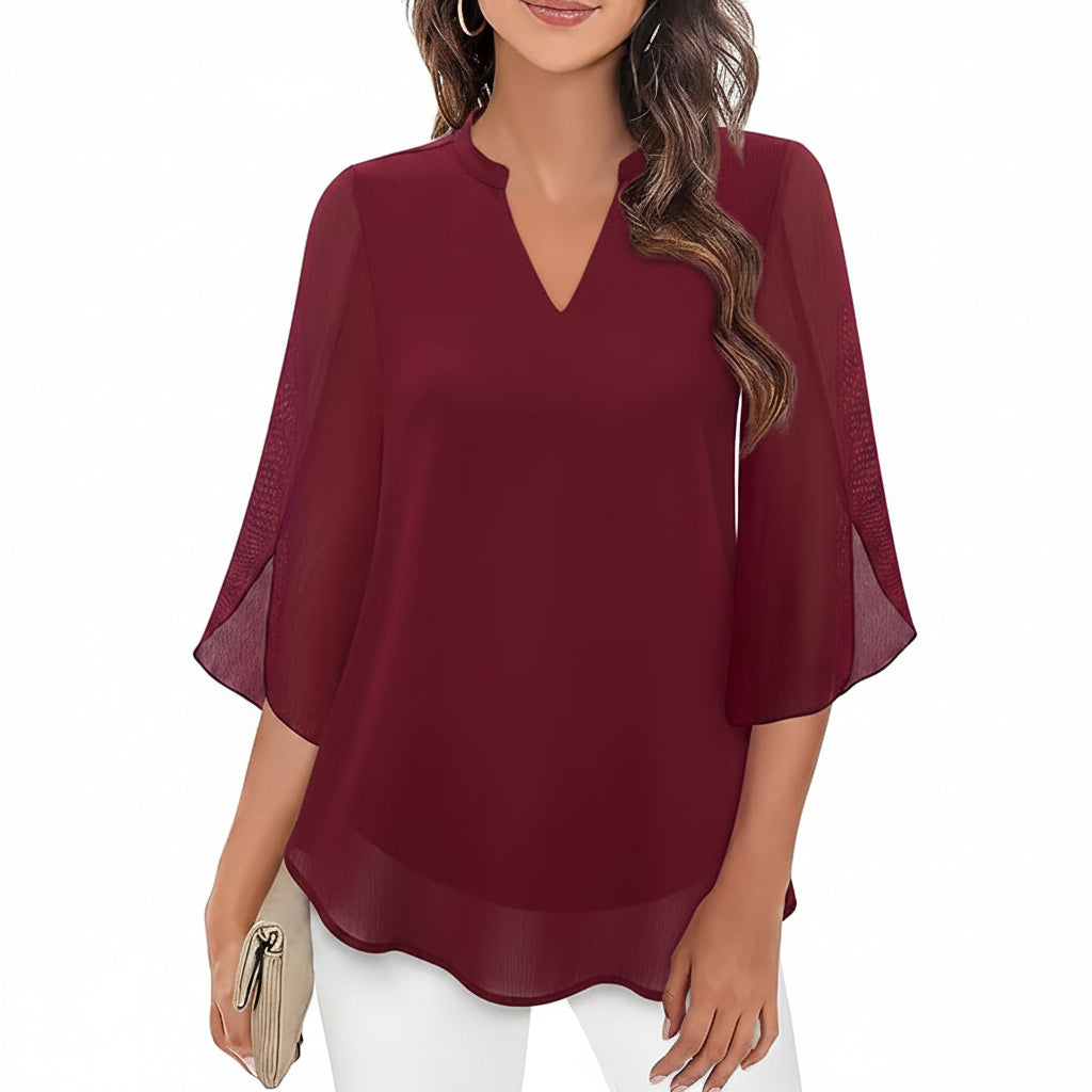 Brianna - Locker geschnittene Bluse mit stilvoller Form