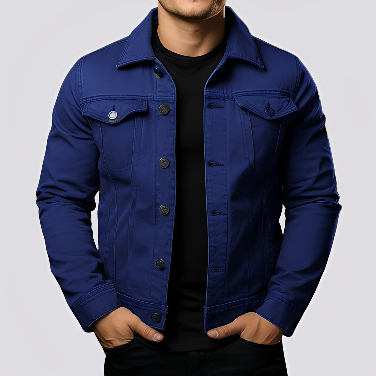 Maxwell - Klassische Herrenjacke aus strapazierfähigem Stoff