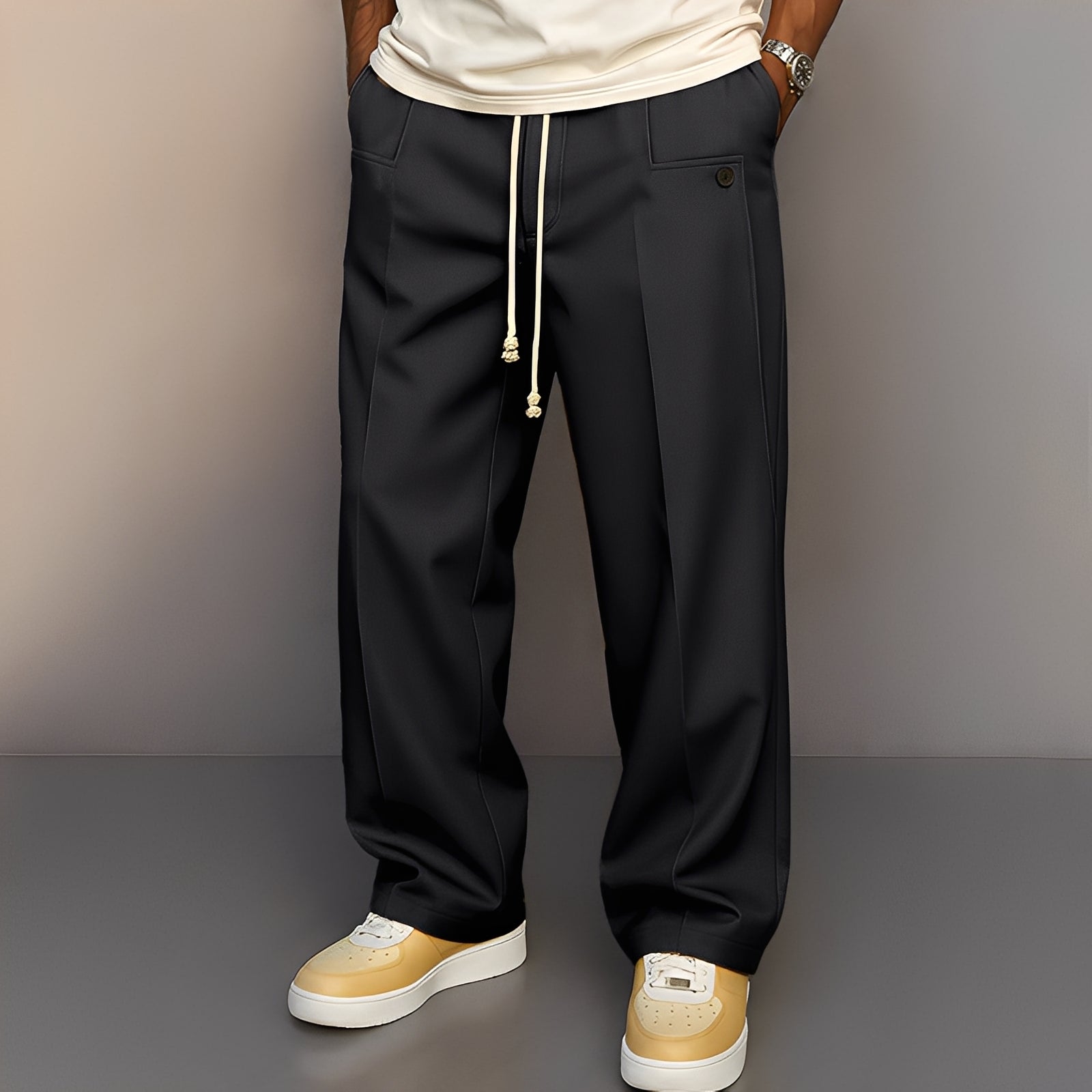 Kevin - Herrenhose mit komfortabler und lockerer Passform