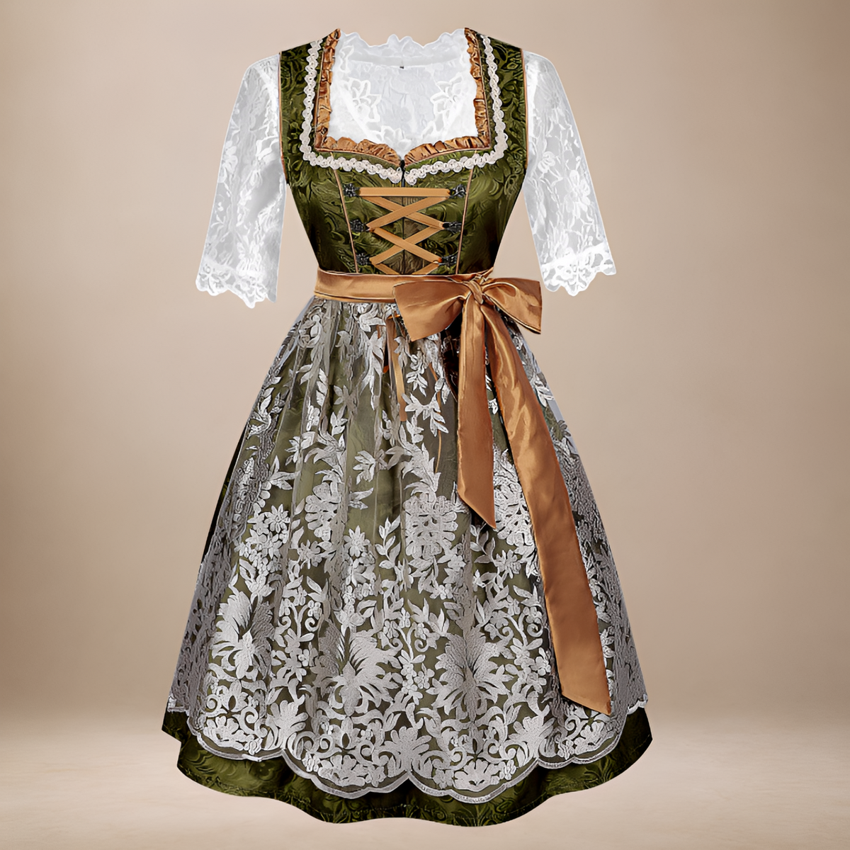 Nadia - Ein klassisch-elegantes Oktoberfest-Partykleid (Futter nicht enthalten)
