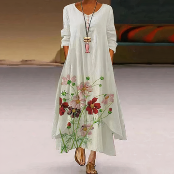 Anissa - Elegantes Midi-Kleid mit Knöpfen