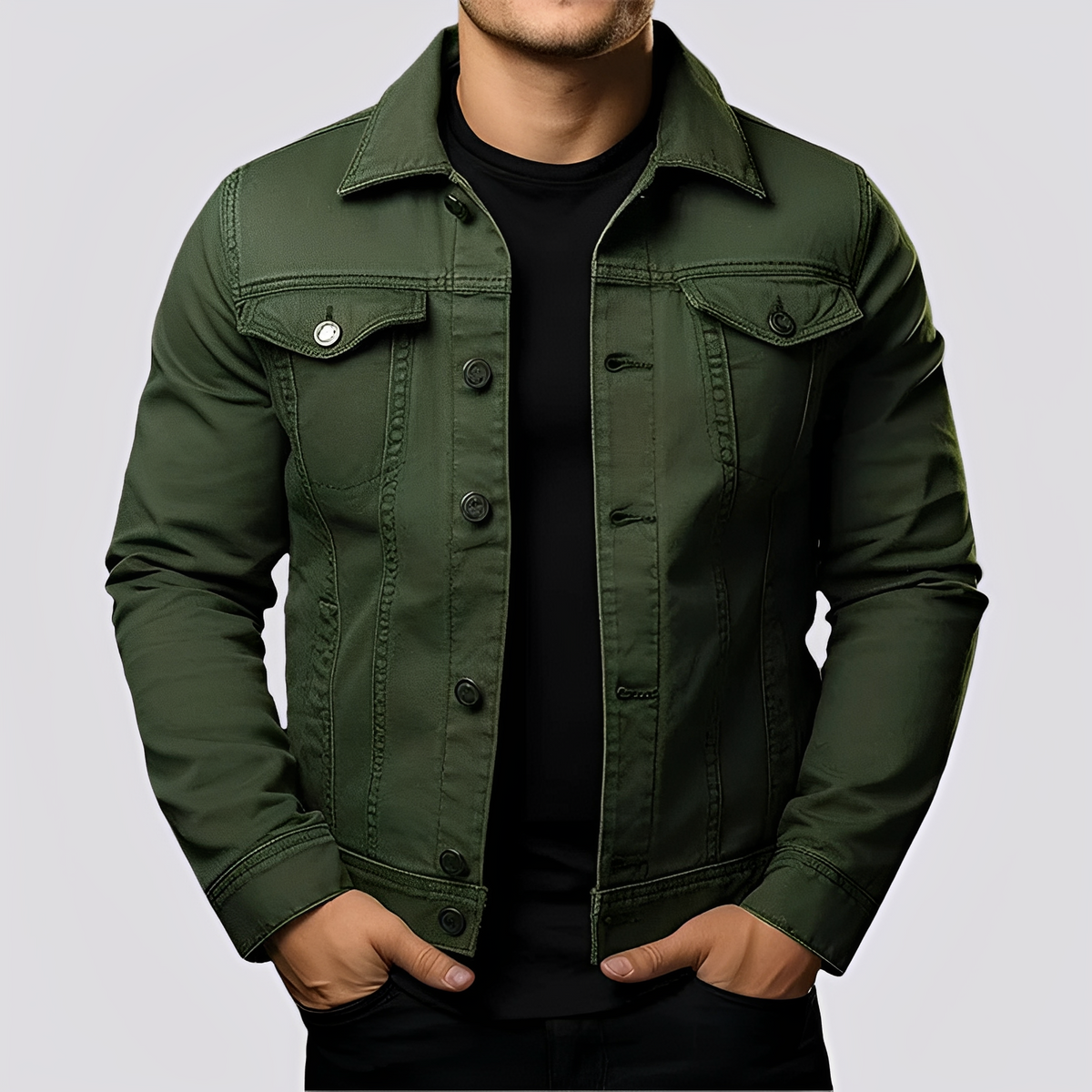Maxwell - Klassische Herrenjacke aus strapazierfähigem Stoff