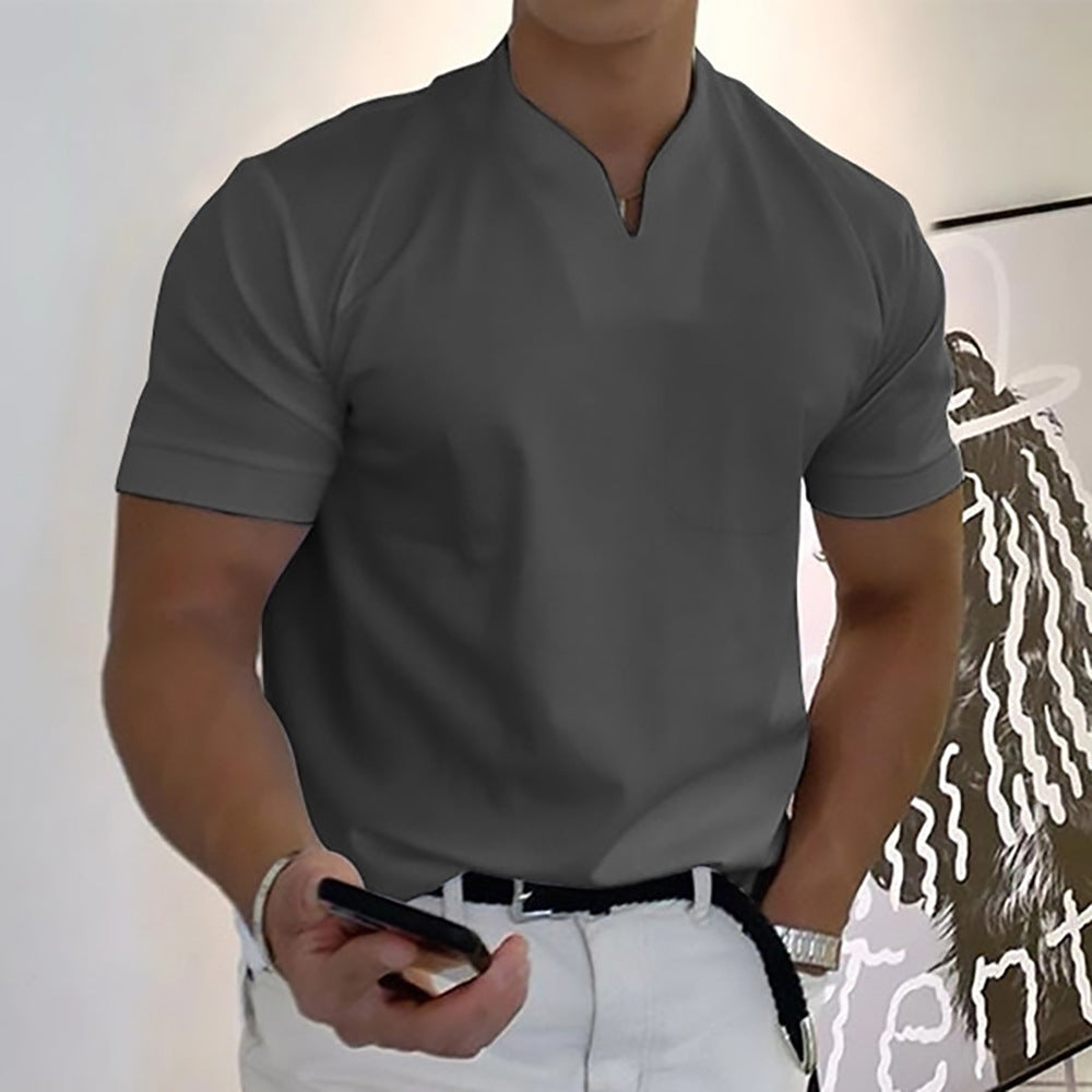 Herren Poloshirt – Modernes Polo mit Stehkragen für Freizeit & Alltag