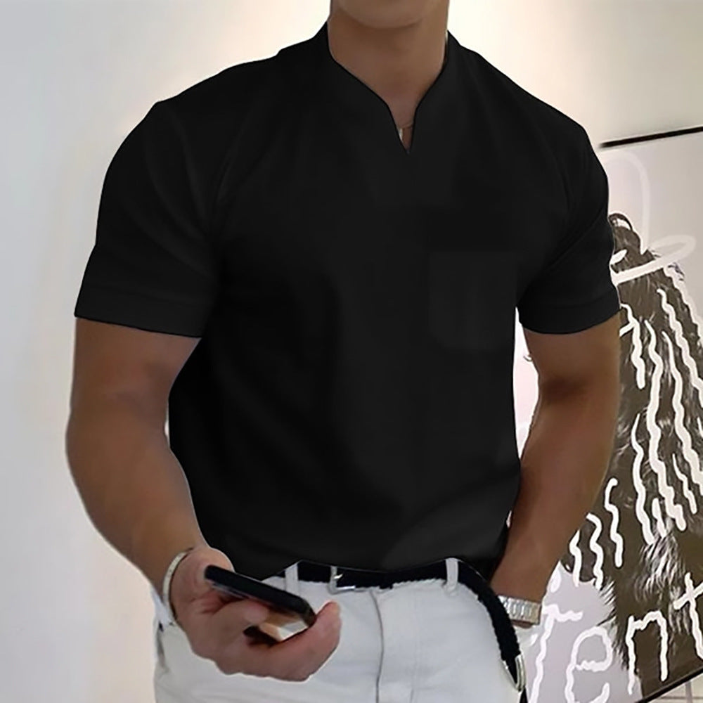 Herren Poloshirt – Modernes Polo mit Stehkragen für Freizeit & Alltag