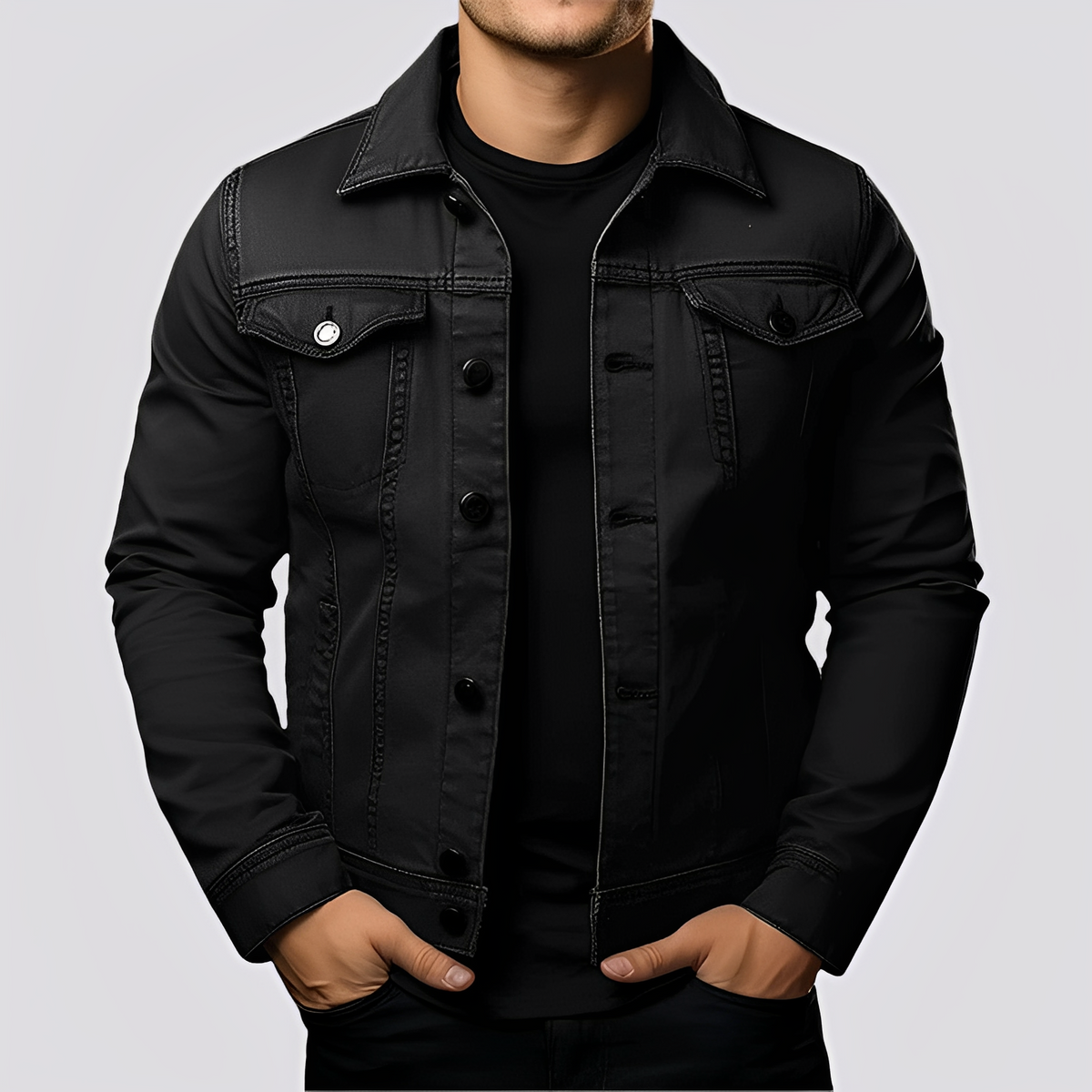 Maxwell - Klassische Herrenjacke aus strapazierfähigem Stoff