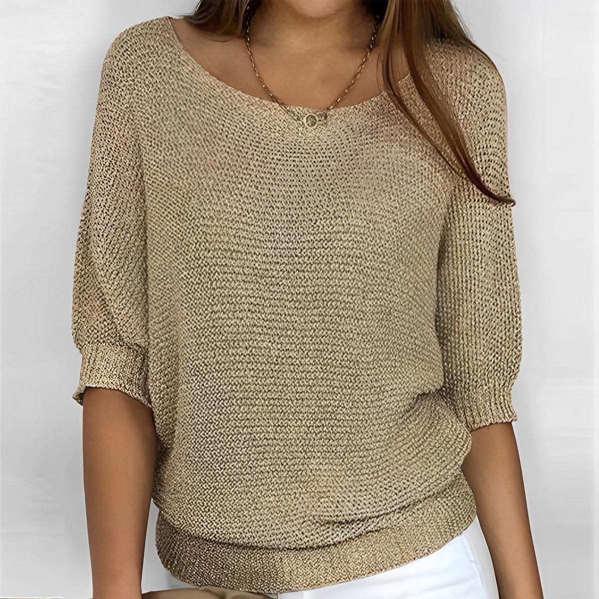 Leonie - Zeitgemäßer Rundhals-Pullover