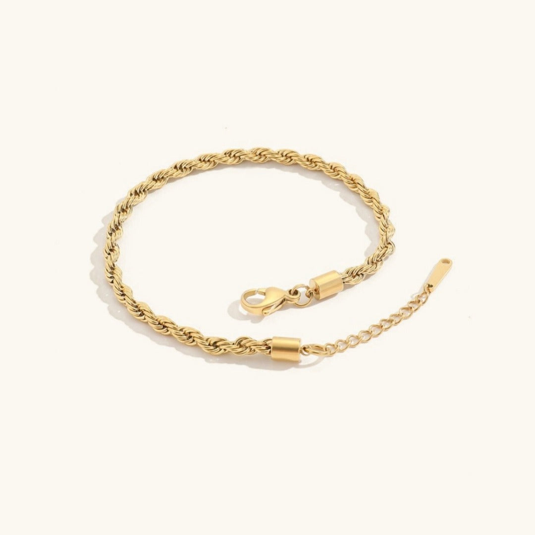 Leila - Fußkette aus Schnur