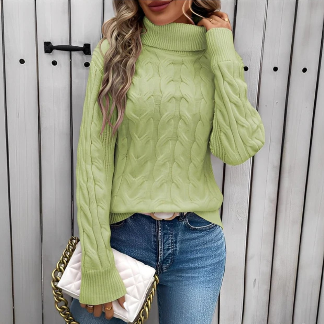 Amélie - Bequemer Pullover mit Rollkragen