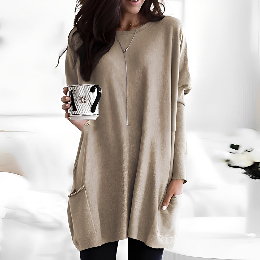 Diane - Gemütlicher Langarm-Pullover