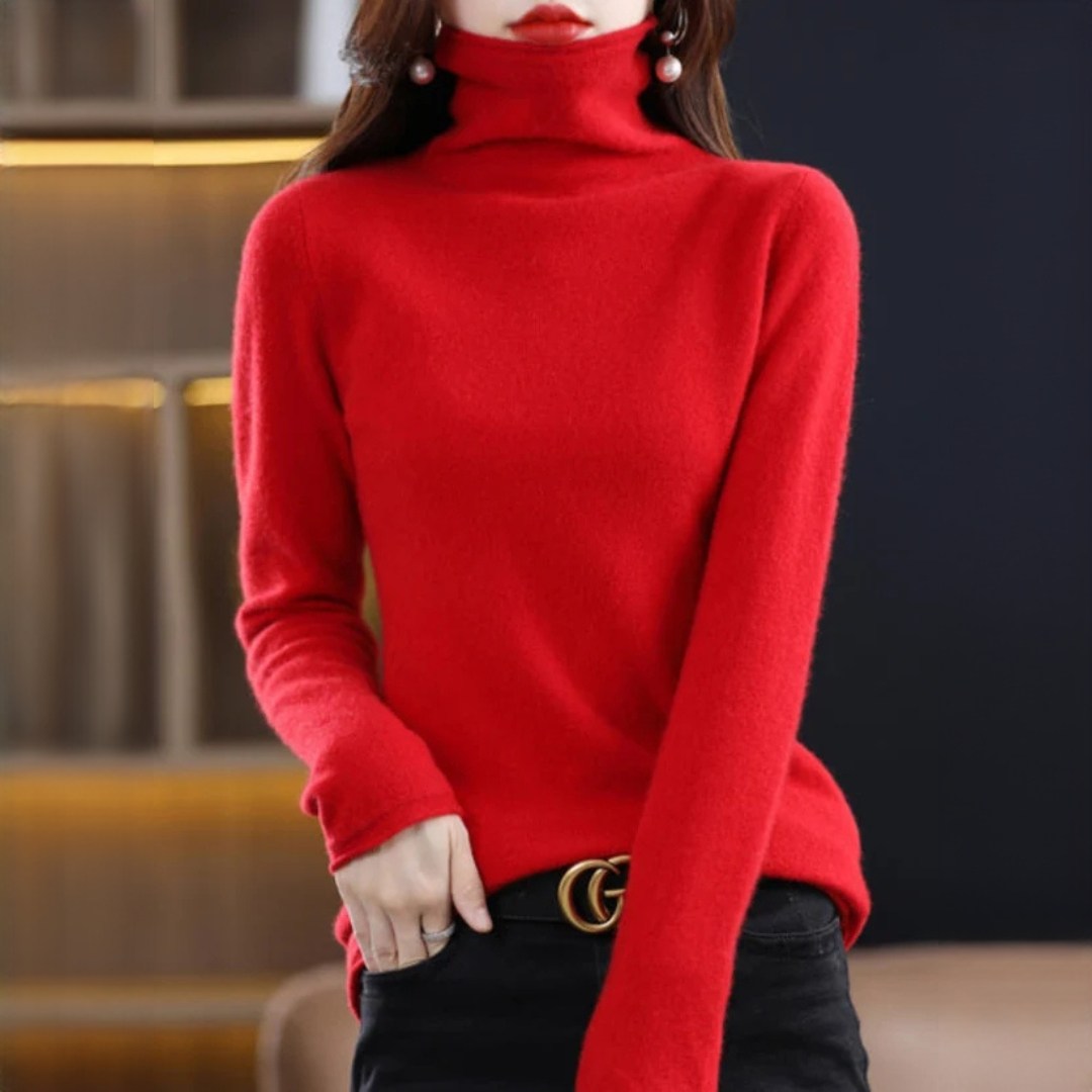 Akainu - Bequemer Rollkragenpullover