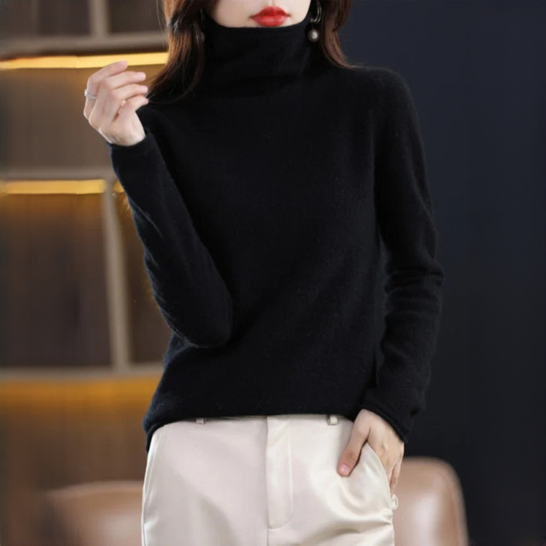 Akainu - Bequemer Rollkragenpullover