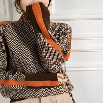 Anita - Eleganter und modischer Pullover mit Rollkragen