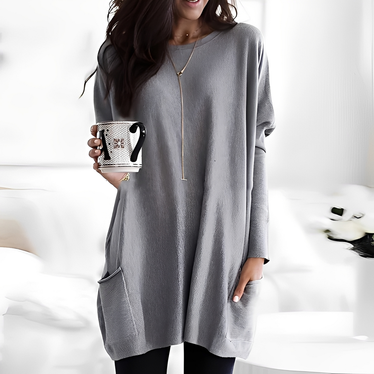 Diane - Gemütlicher Langarm-Pullover