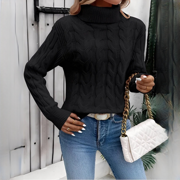 Amélie - Bequemer Pullover mit Rollkragen