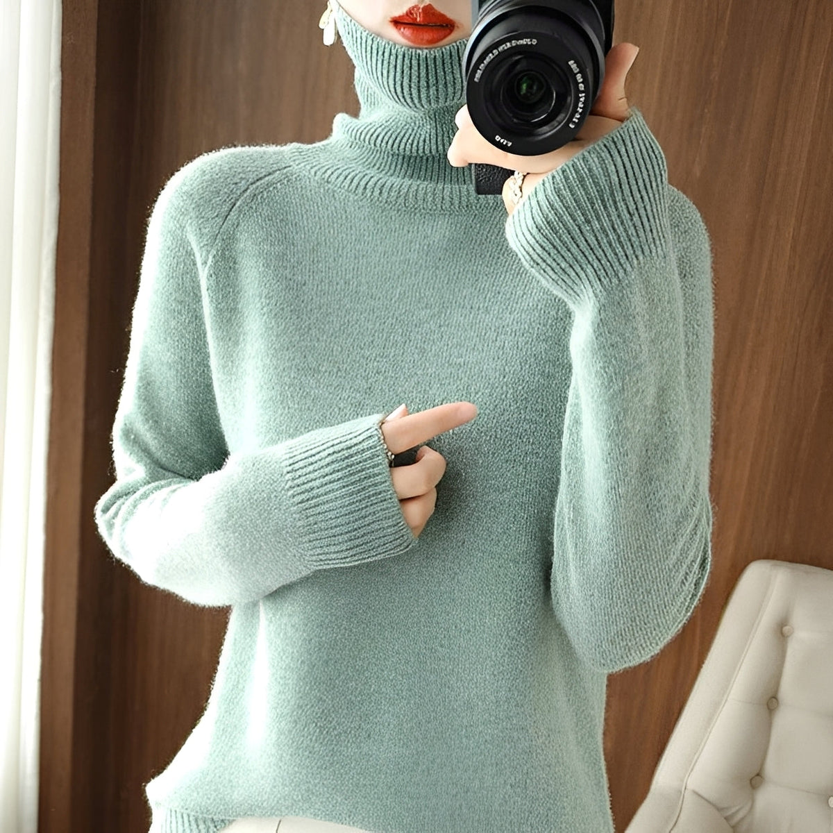 Silvana - Stilvoller Rollkragenpullover