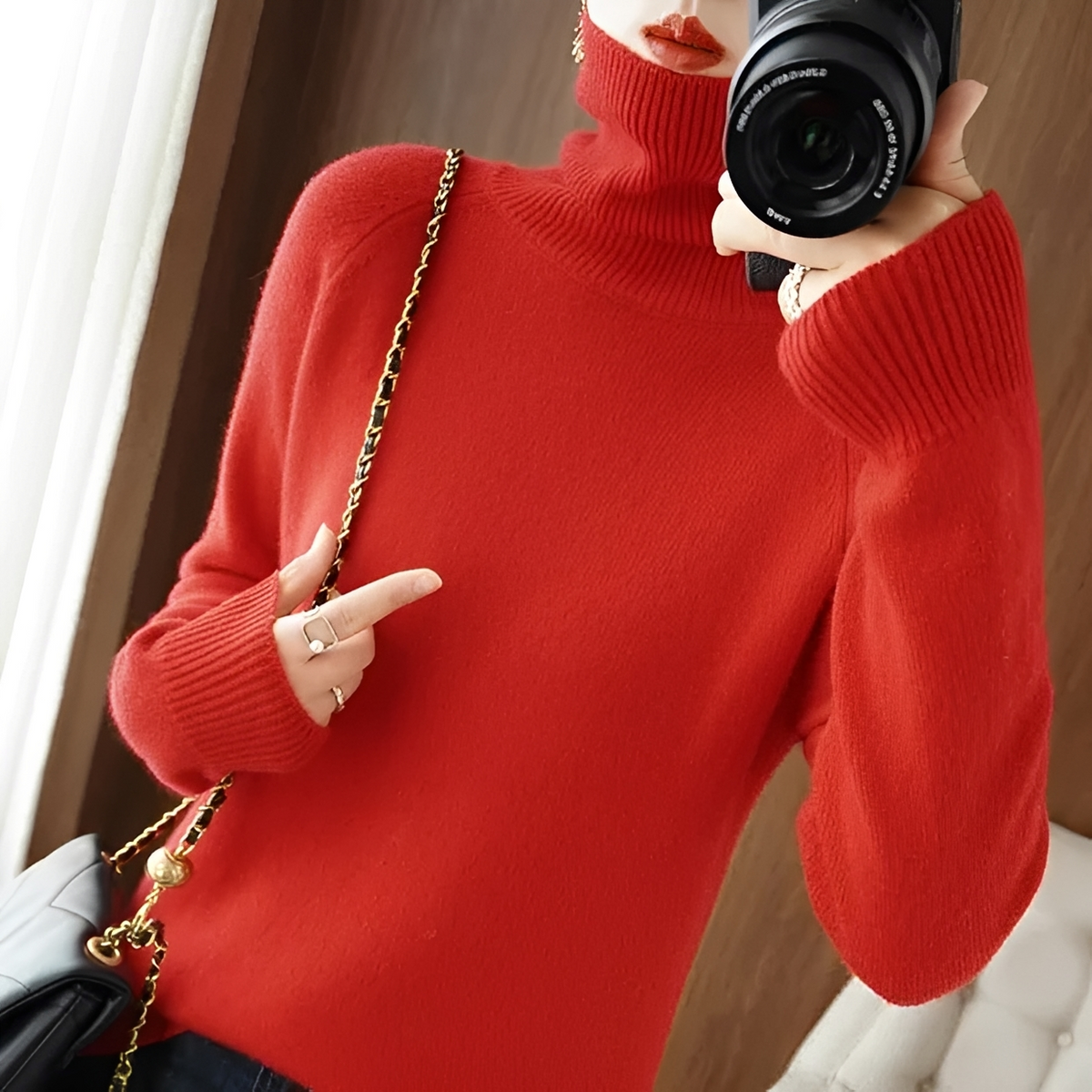 Silvana - Stilvoller Rollkragenpullover