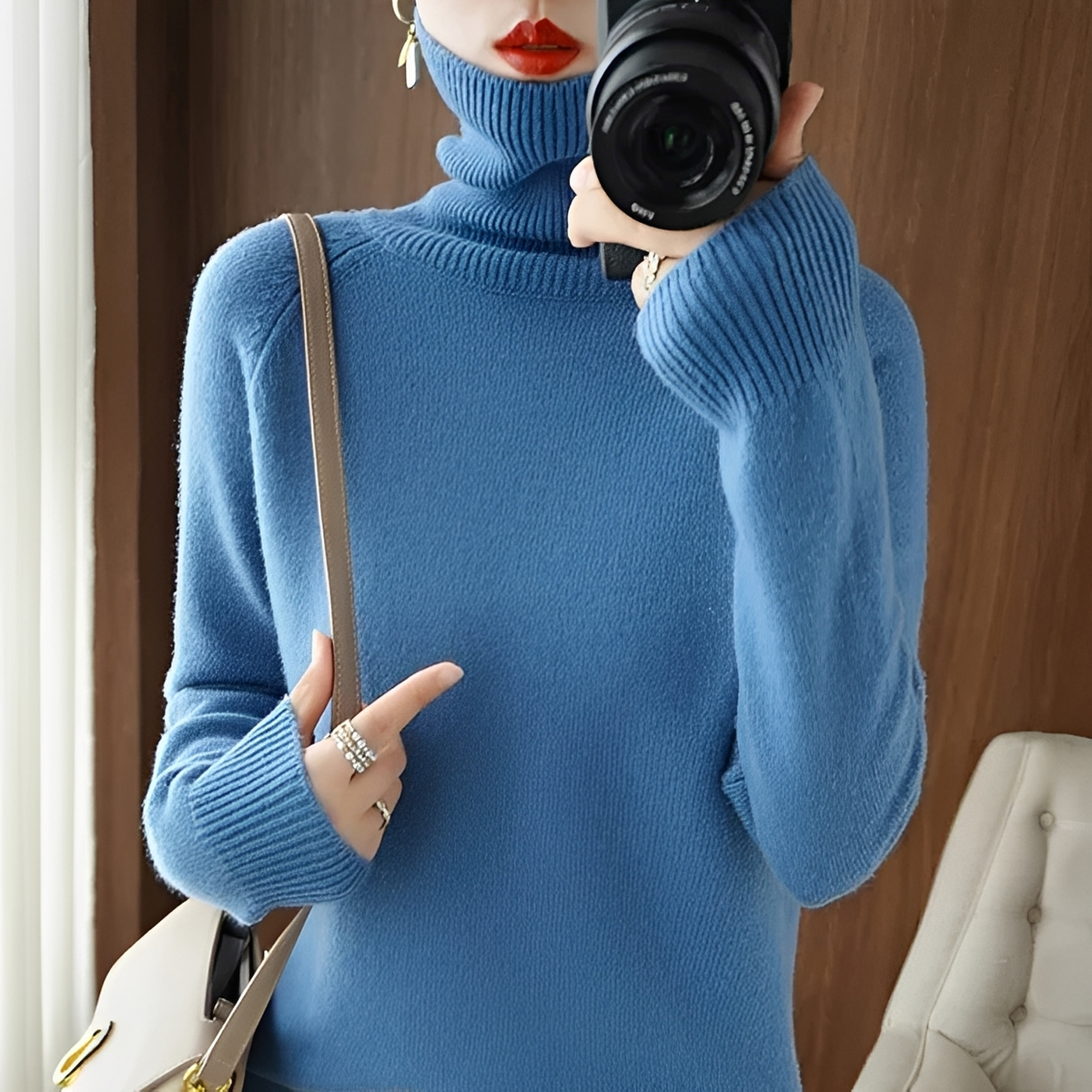 Silvana - Stilvoller Rollkragenpullover