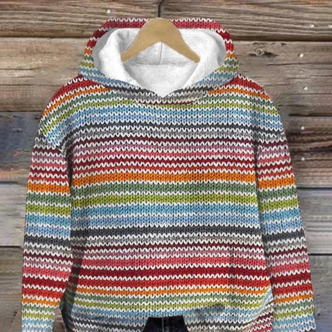 Maacah - Trendige Kapuzenjacke mit Streifen