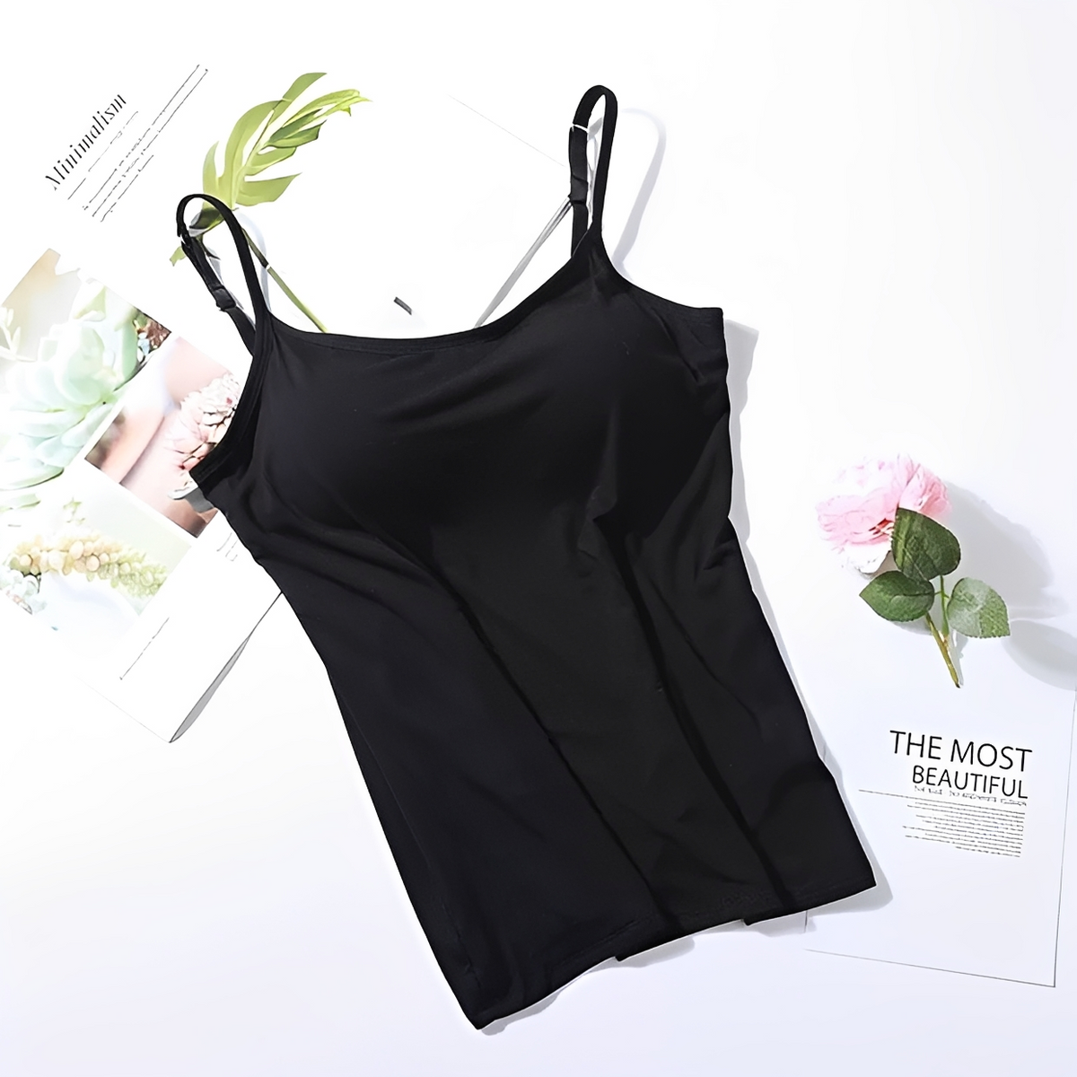 Selena - Schickes Top mit integriertem BH