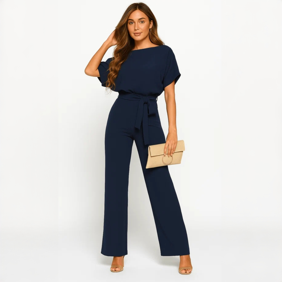 Nora - Eleganter Jumpsuit mit Gürtel