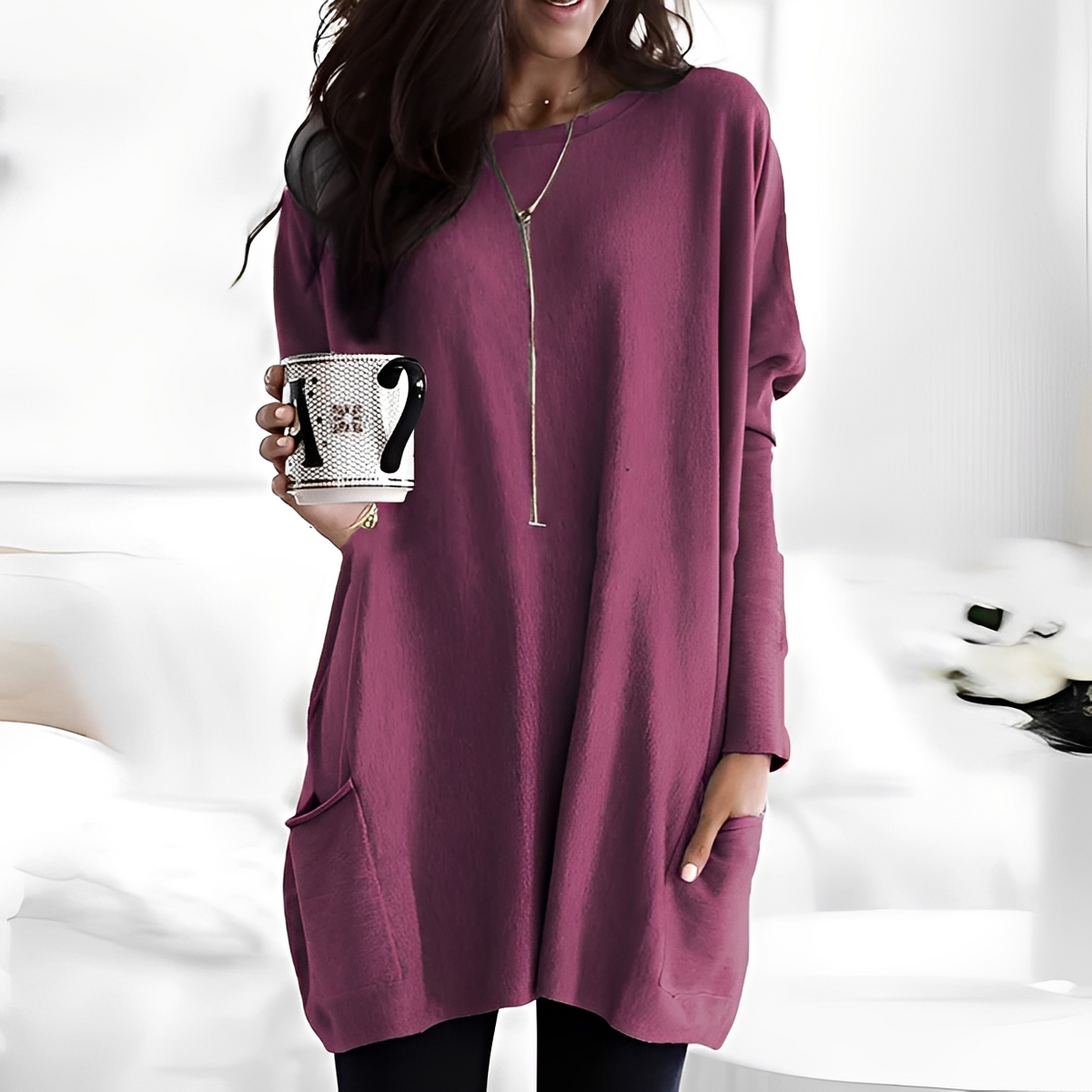 Diane - Gemütlicher Langarm-Pullover