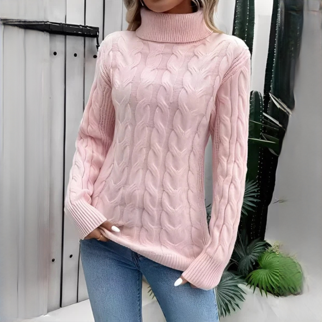 Amélie - Bequemer Pullover mit Rollkragen
