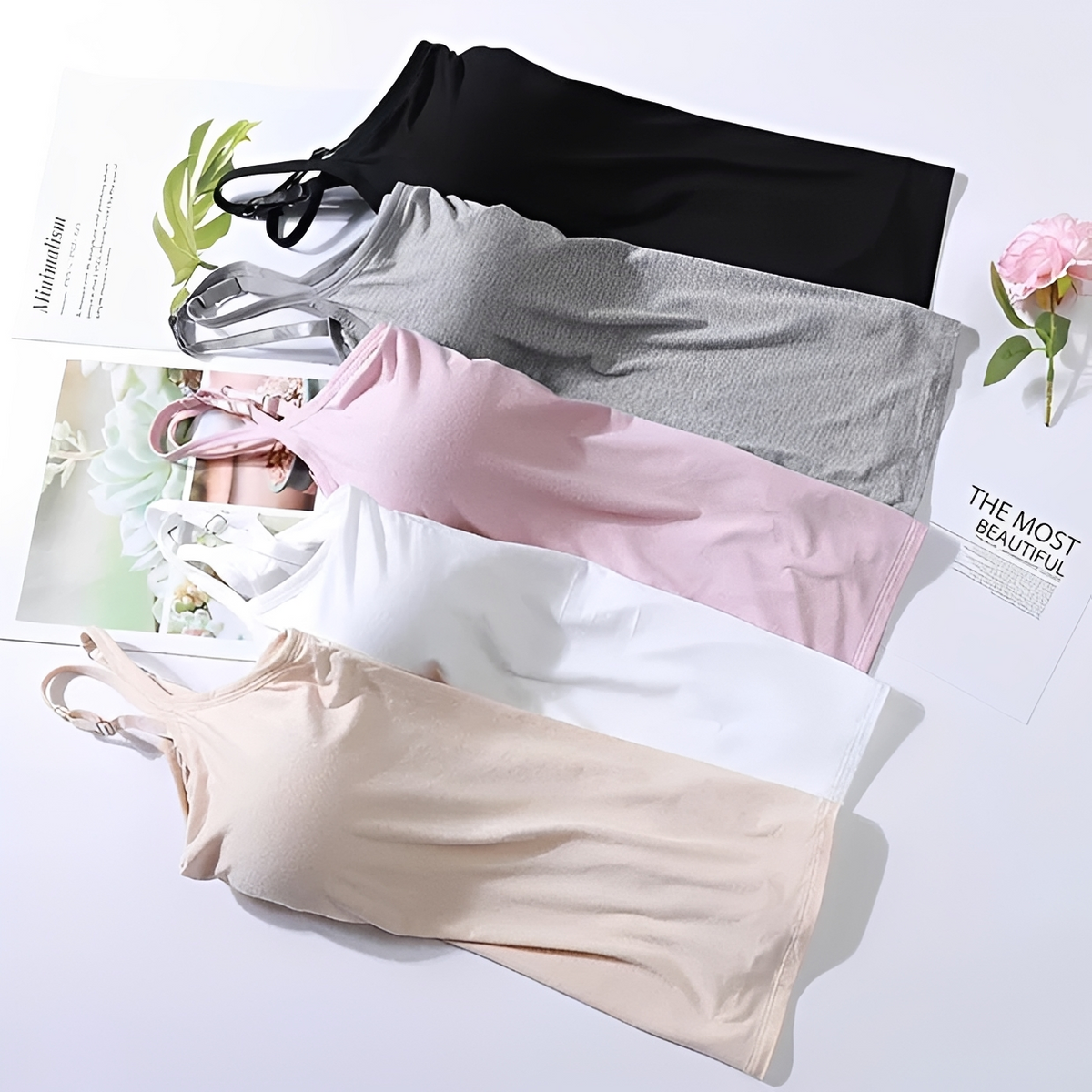 Selena - Schickes Top mit integriertem BH