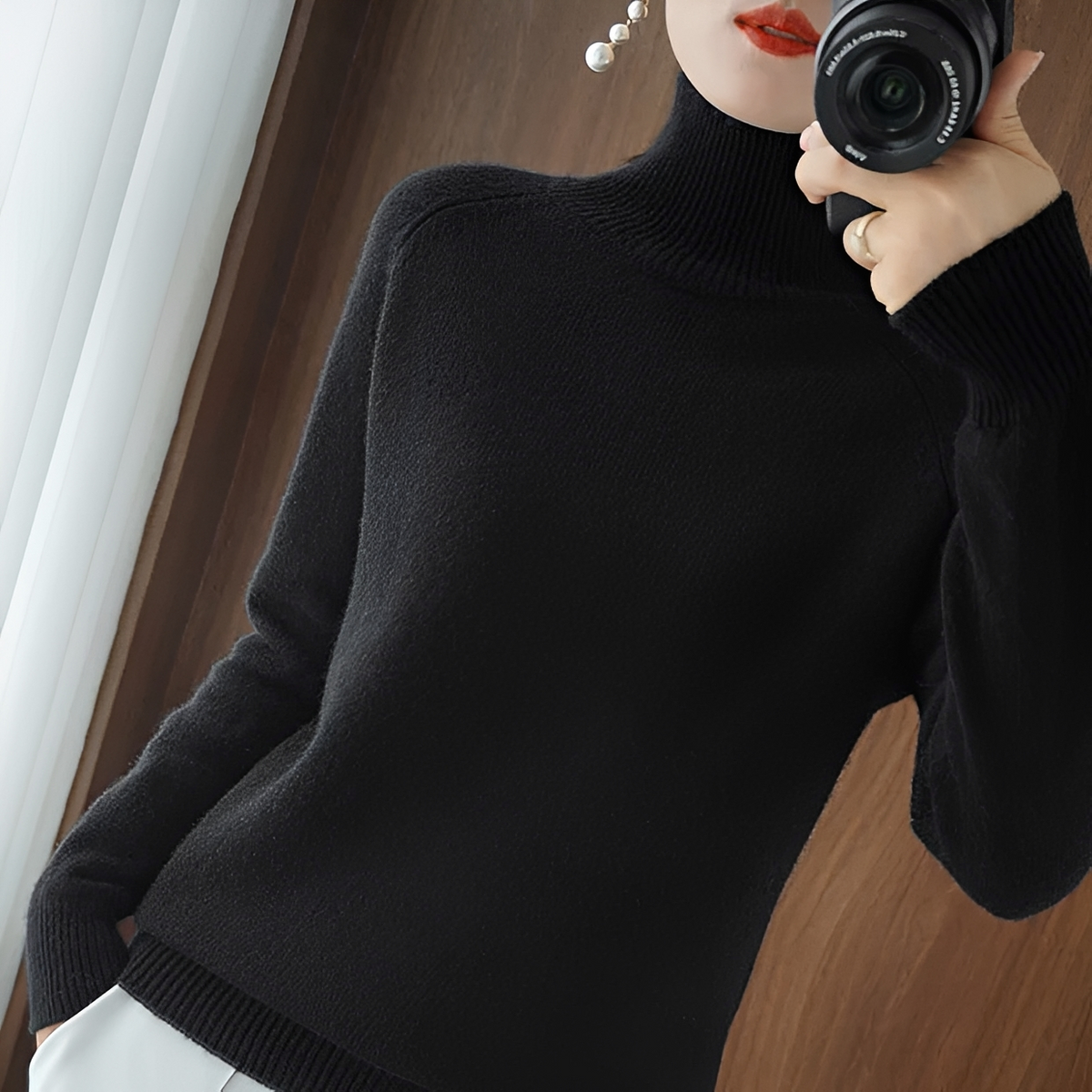 Silvana - Stilvoller Rollkragenpullover