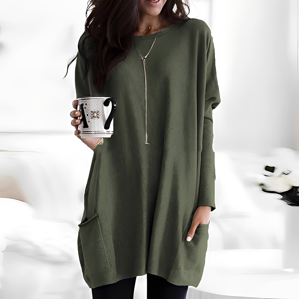 Diane - Gemütlicher Langarm-Pullover