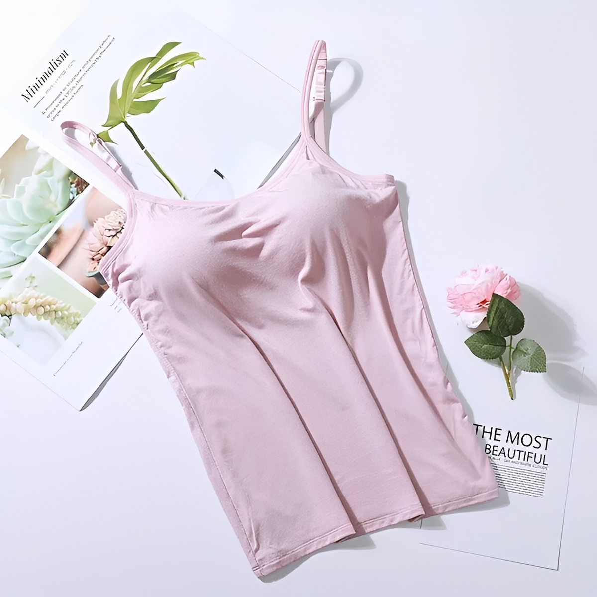 Selena - Schickes Top mit integriertem BH