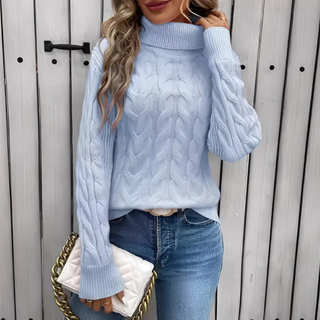 Amélie - Bequemer Pullover mit Rollkragen
