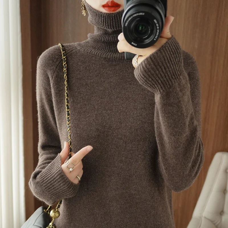 Jessel - Bequemer Damen-Rollkragenpullover