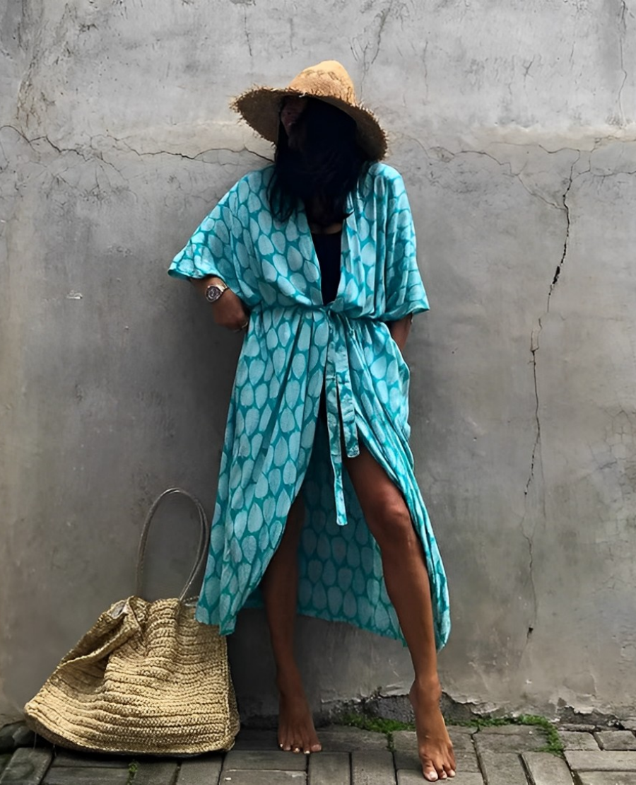 Palm Isle - Strand Kimono Robe