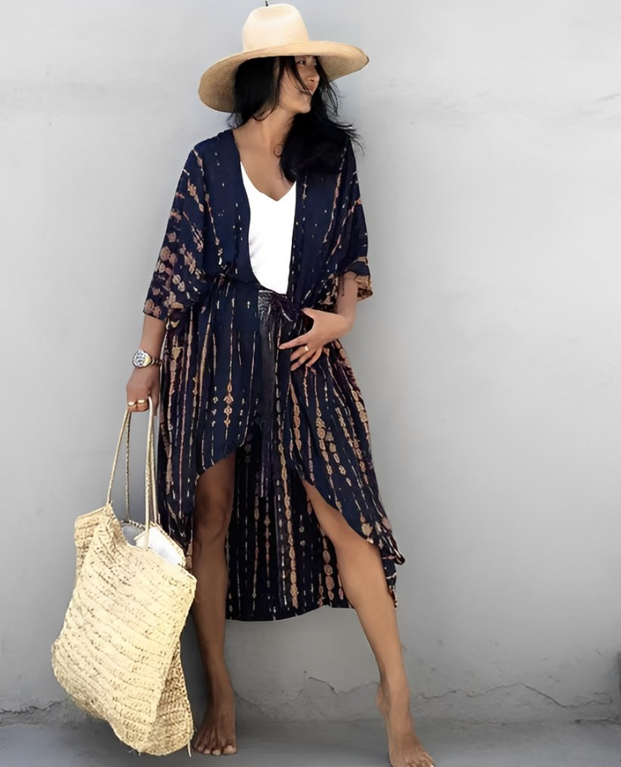 Palm Isle - Strand Kimono Robe
