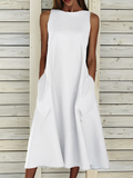 Amihan Kleid - Elegantes ärmelloses Damenkleid