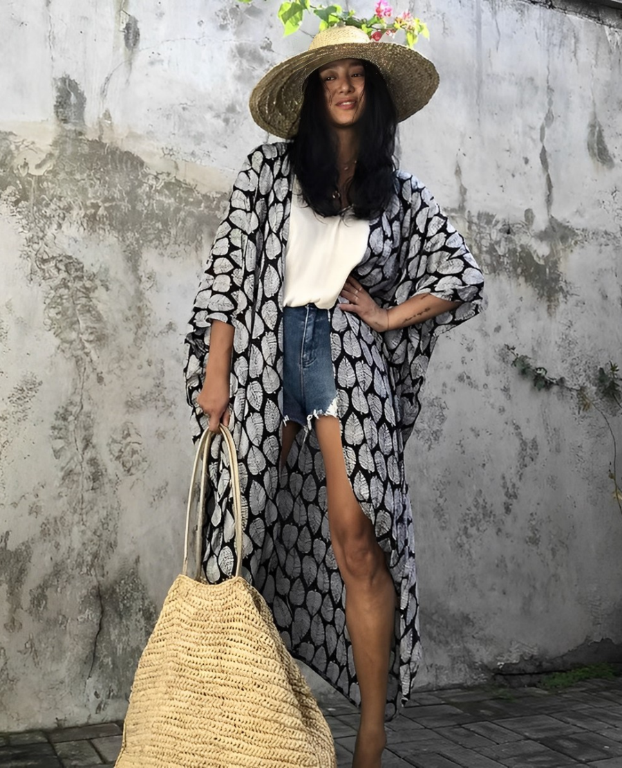Palm Isle - Strand Kimono Robe