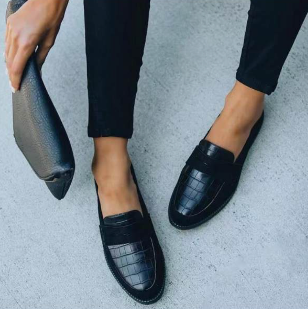 Leona - Loafer mit Strukturdetail