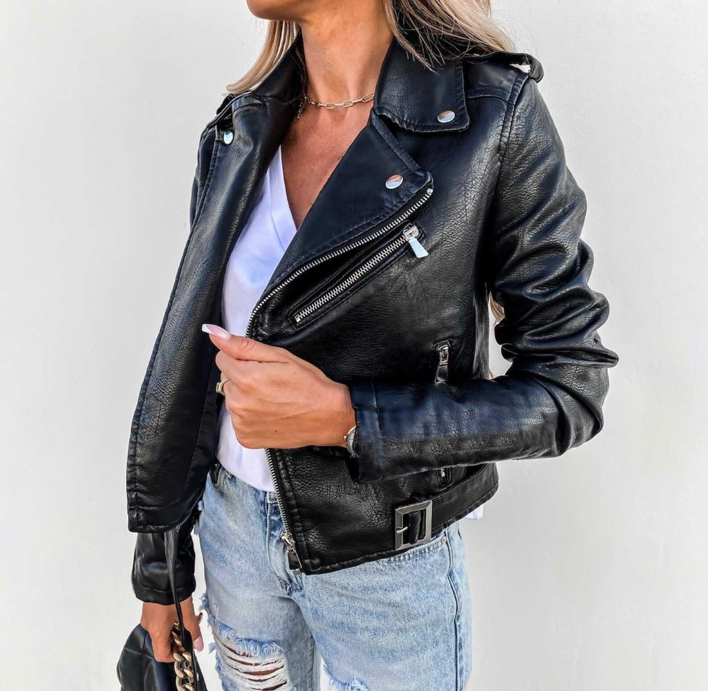 Ella - Elegante Damen Bikerjacke