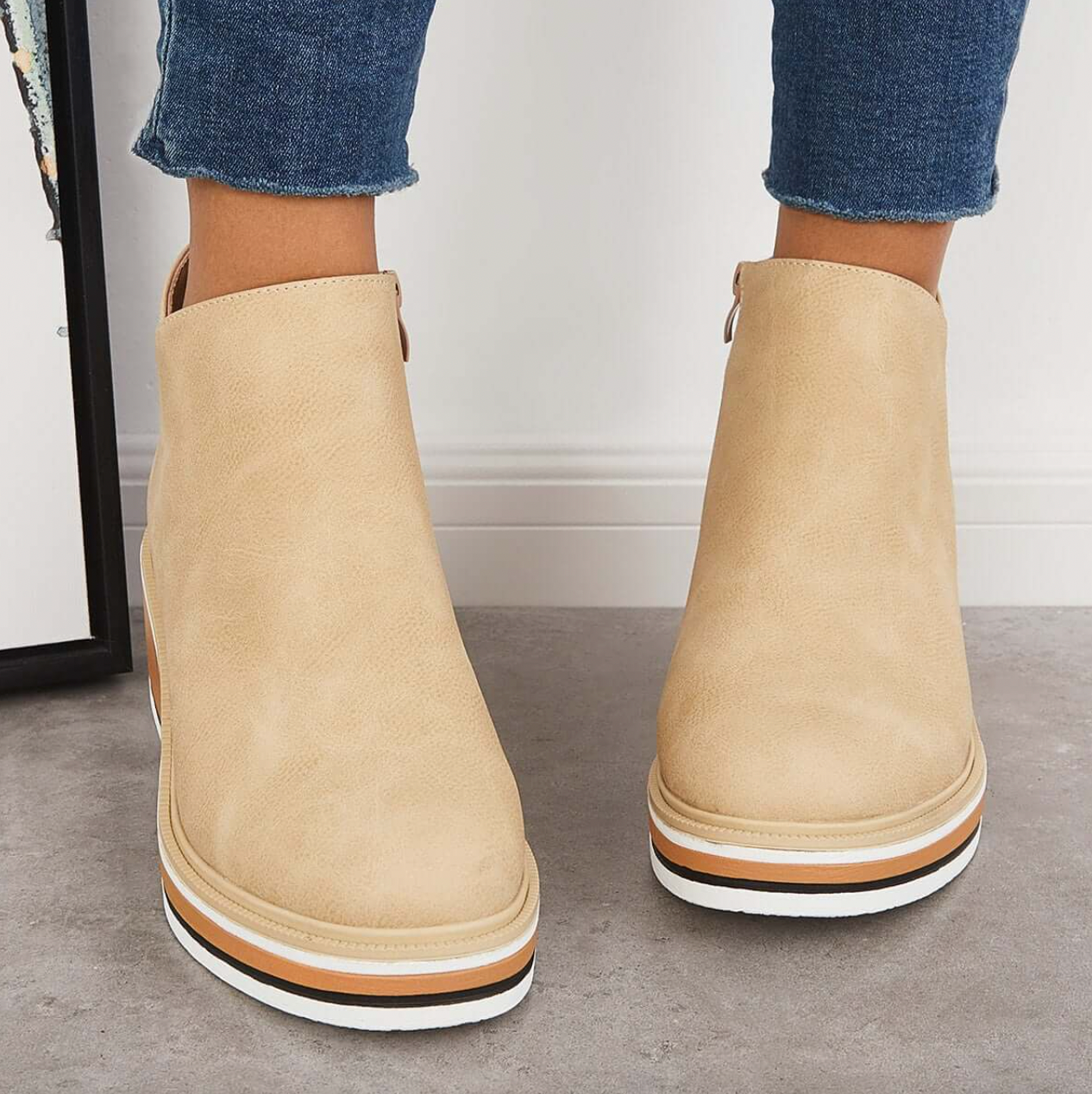 Mari Stella - Schuhe für jeden Tag mit dekorativen Nähten