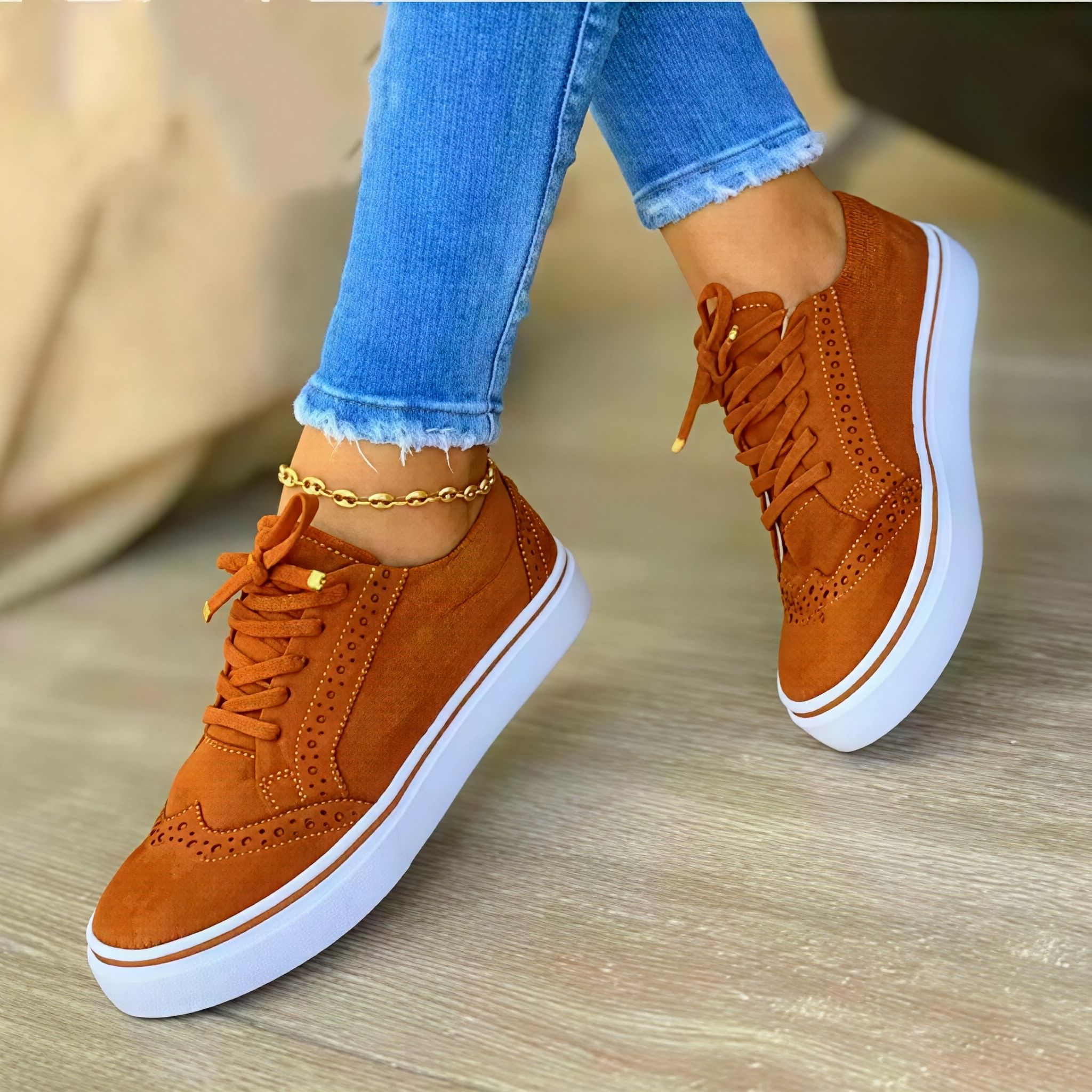 Eve - Damen Sneaker mit Schnürung