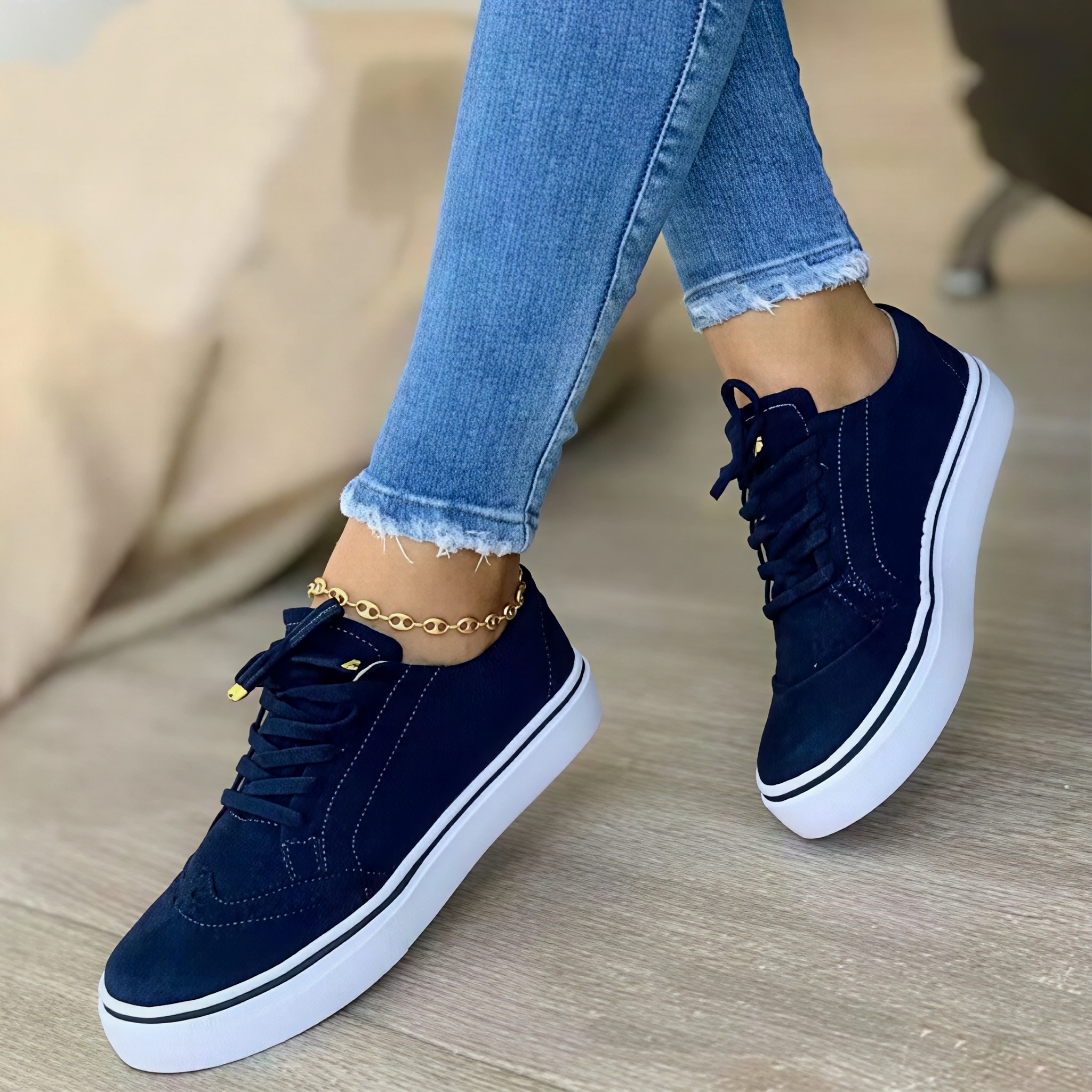 Eve - Damen Sneaker mit Schnürung