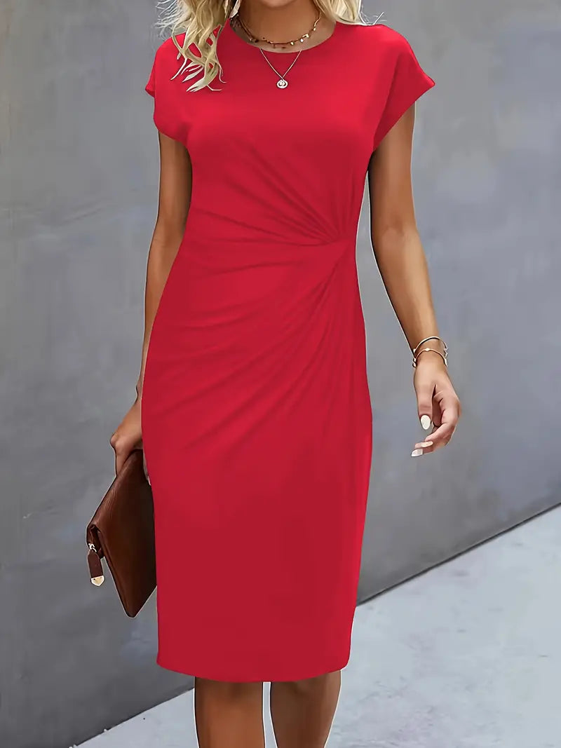 Reilly - Midikleid mit Drapierung