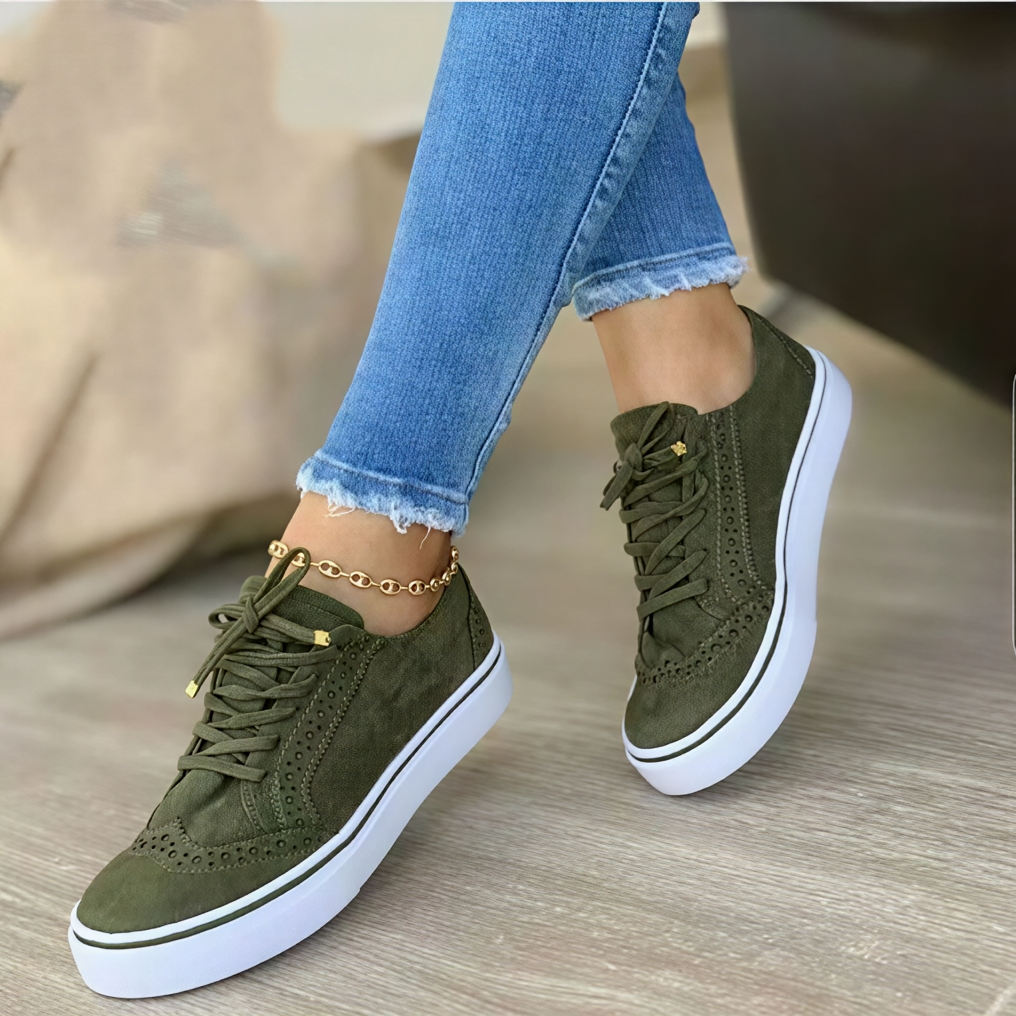 Eve - Damen Sneaker mit Schnürung