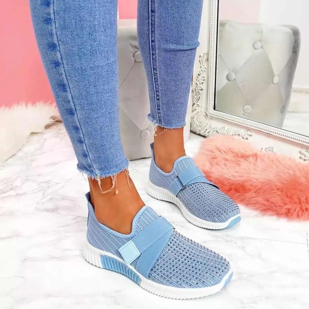Damen Sneaker – Sportliche Klettverschluss-Sneaker für Freizeit & Alltag