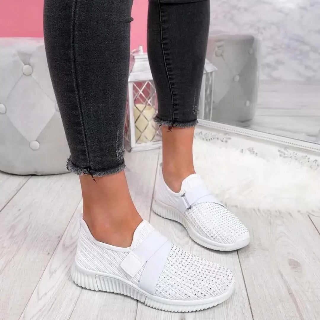 Damen Sneaker – Sportliche Klettverschluss-Sneaker für Freizeit & Alltag