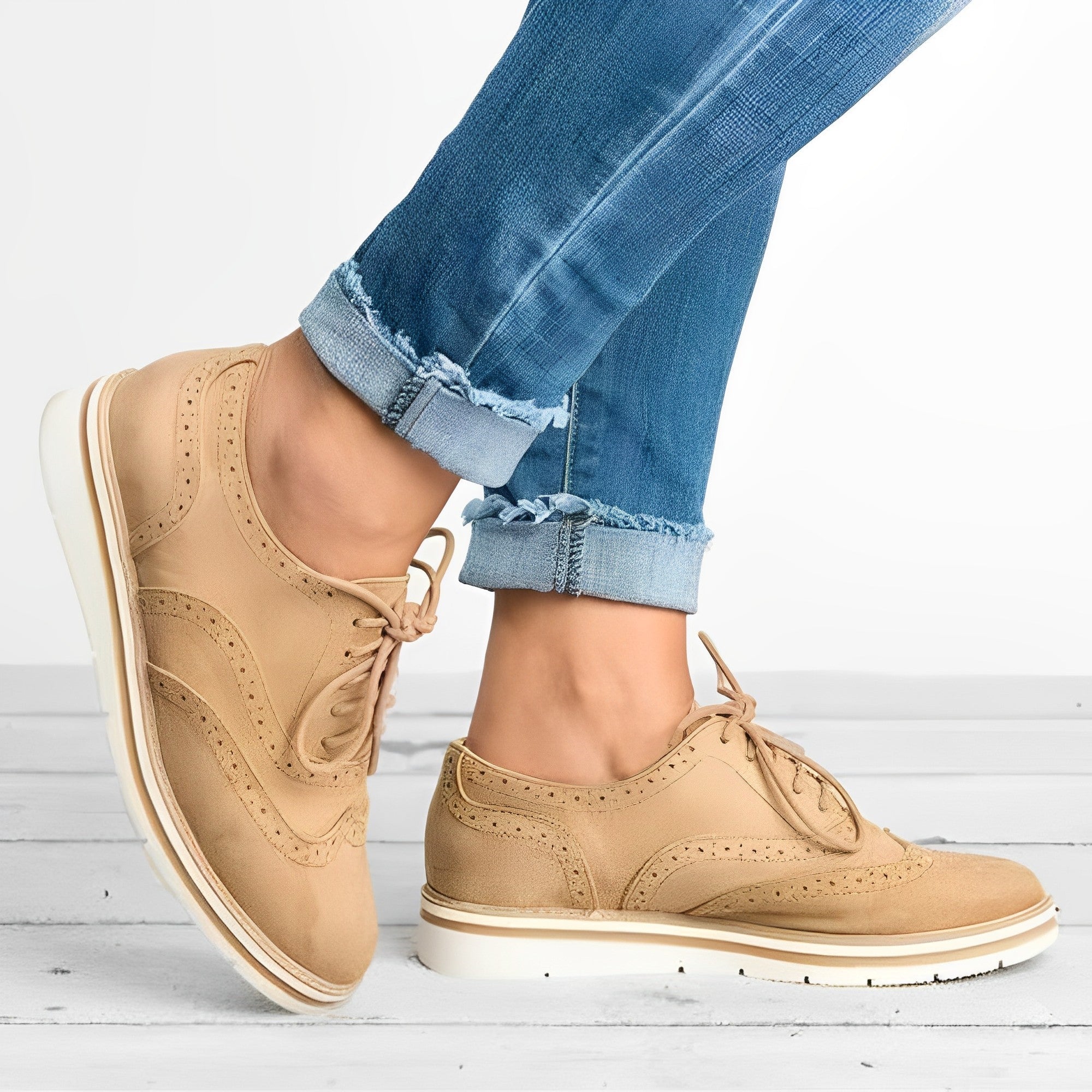 Sloane - Oxford Schnürschuhe mit Ausschnitt