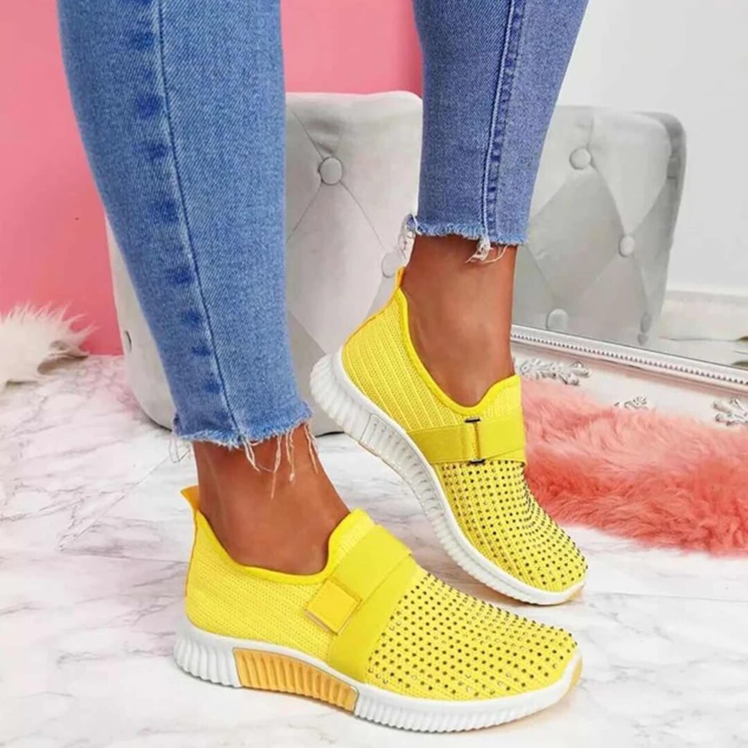 Damen Sneaker – Sportliche Klettverschluss-Sneaker für Freizeit & Alltag